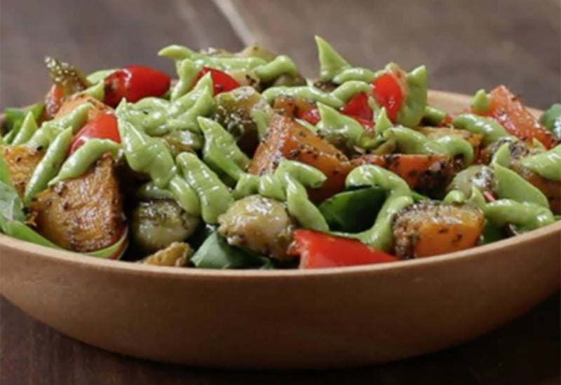 Roasted Veggie Salad, Posh Style Recipe