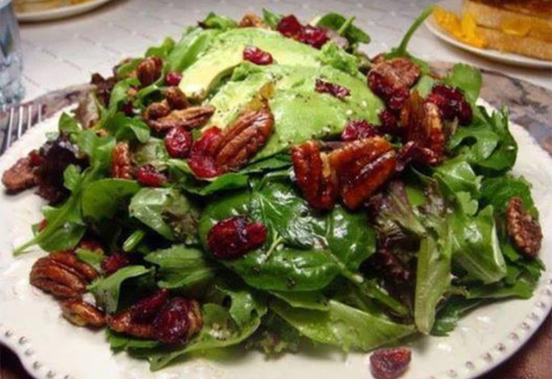 Cranberry, Avocado and Spinach Salad, Posh Style Recipe