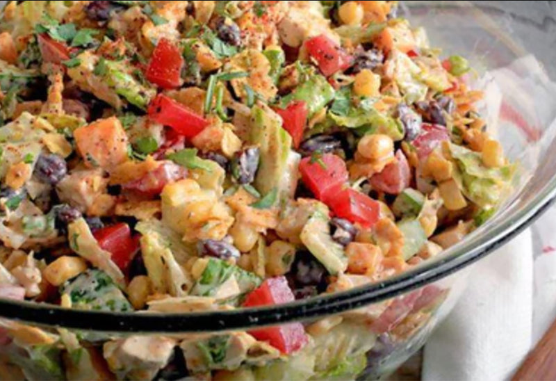 Tex-Mex Chopped Chicken Salad, Posh Style Recipe