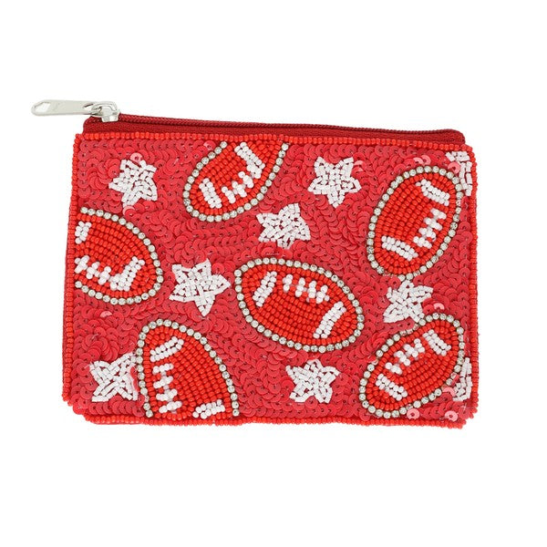 Game Day Coin Purse (Red)