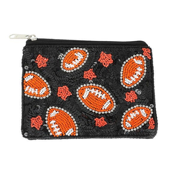 Game Day Coin Purse (Black)