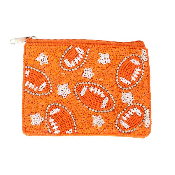 Game Day Coin Purse (Orange)