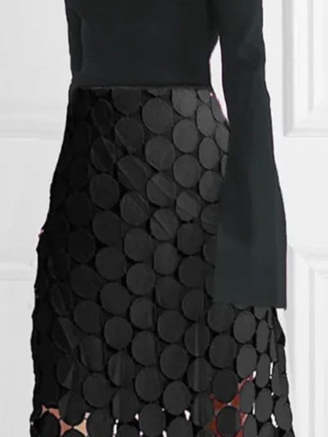 Hollow Polka-Dot Skirt
