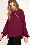 Tied Layered Top (Wine)