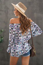 Vintage Split Neck Blouse