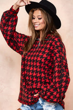 Houndstooth Pullover