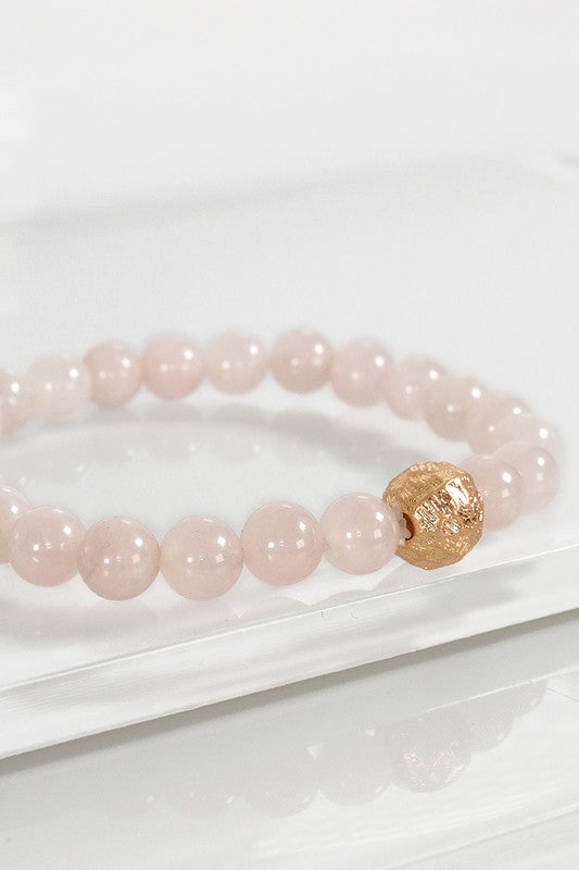 Natural Stone Bracelets (Pink)